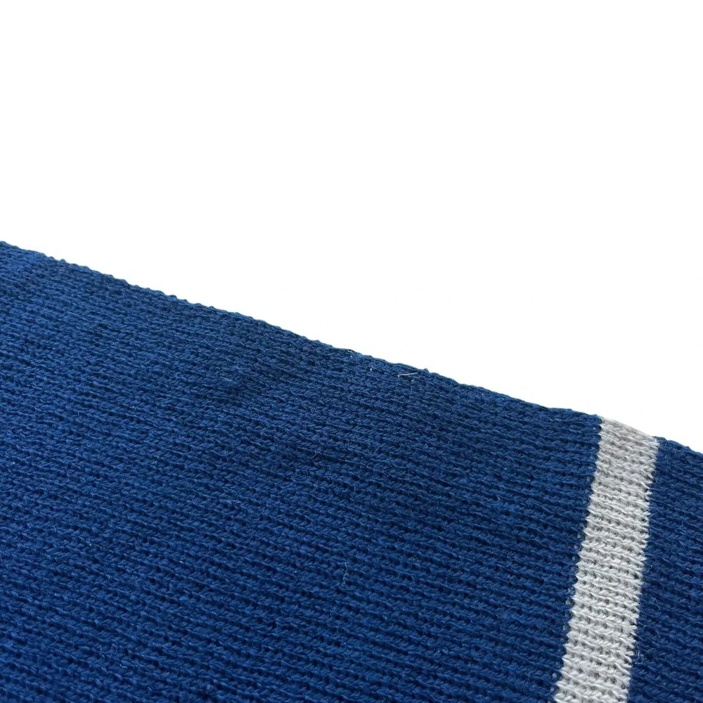 Dancing with the Stars The Tour Navy Blue Stripe Embroidered Knit Scarf DWTS 58